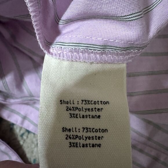 L'AGENCE Cosette Striped High-Low Cropped Button Up Shirt Size Small - Picture 8 of 9